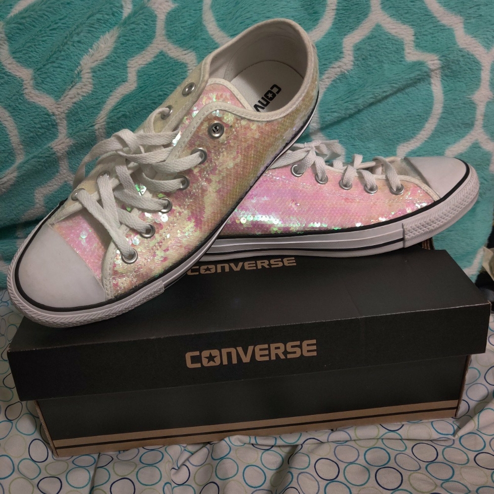 Sequin Converse